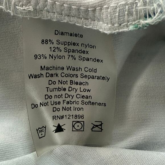 Title Nine Diamalete Athletic Dress in‎ Turquoise Blue Geo Print, Size Medium - Picture 10 of 10